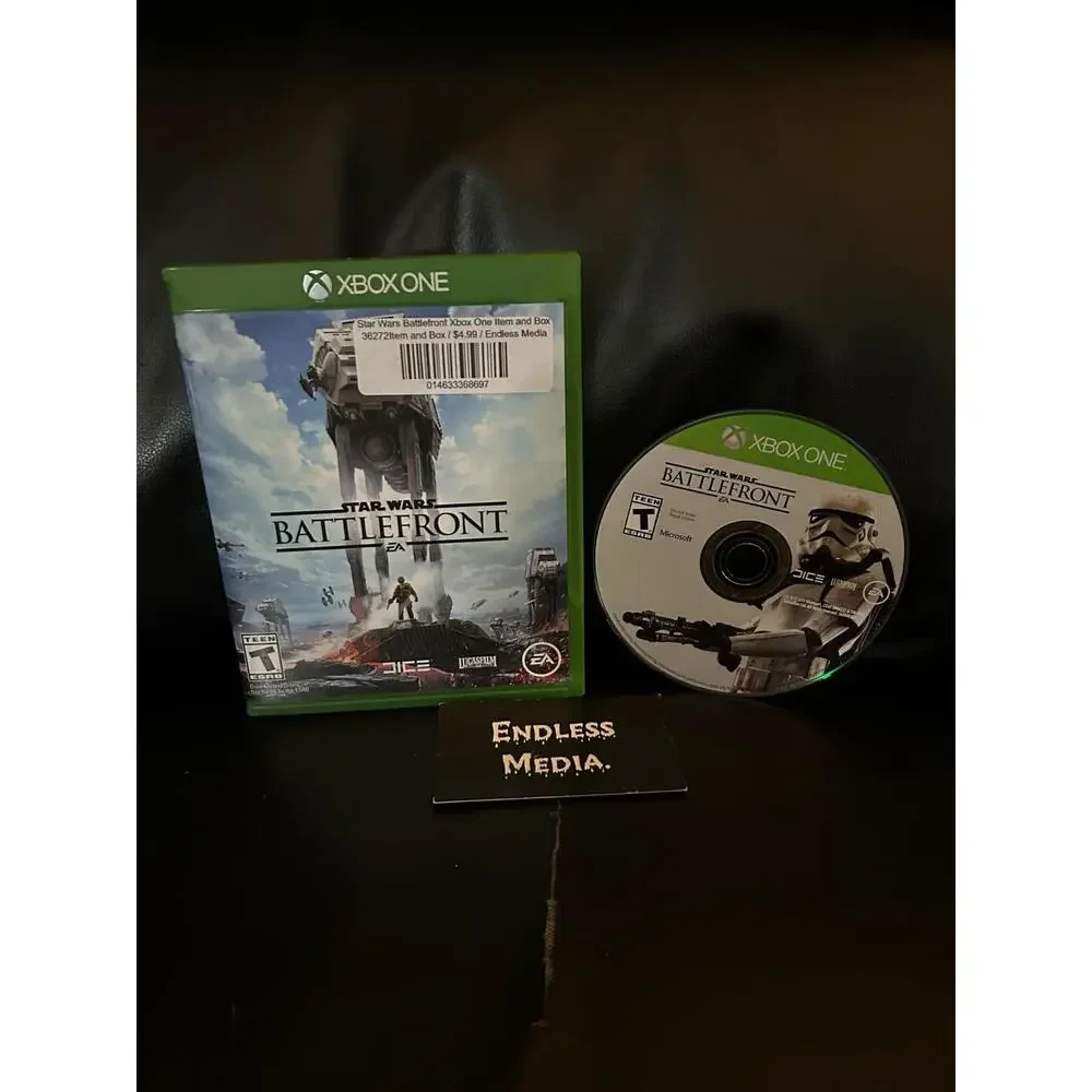 Star Wars Battlefront Microsoft Xbox One Item and Box Video Game